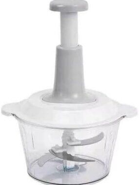 VIGOR Manual Food Chopper - 1.5L Push-Down Vegetable & Meat Cutter(1 Pack)